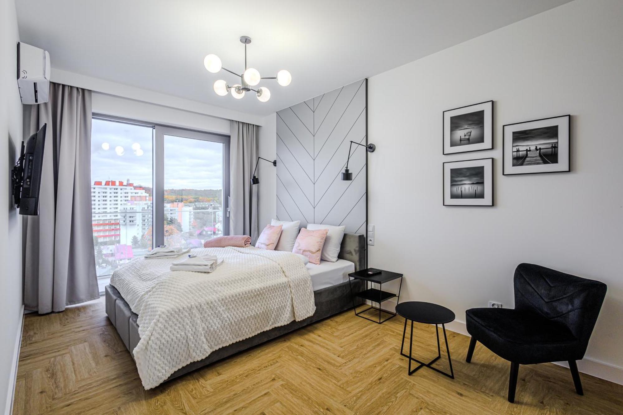 Balticus Apartamenty Deluxe Promenada Gwiazd 14 Мендзиздрое Стая снимка