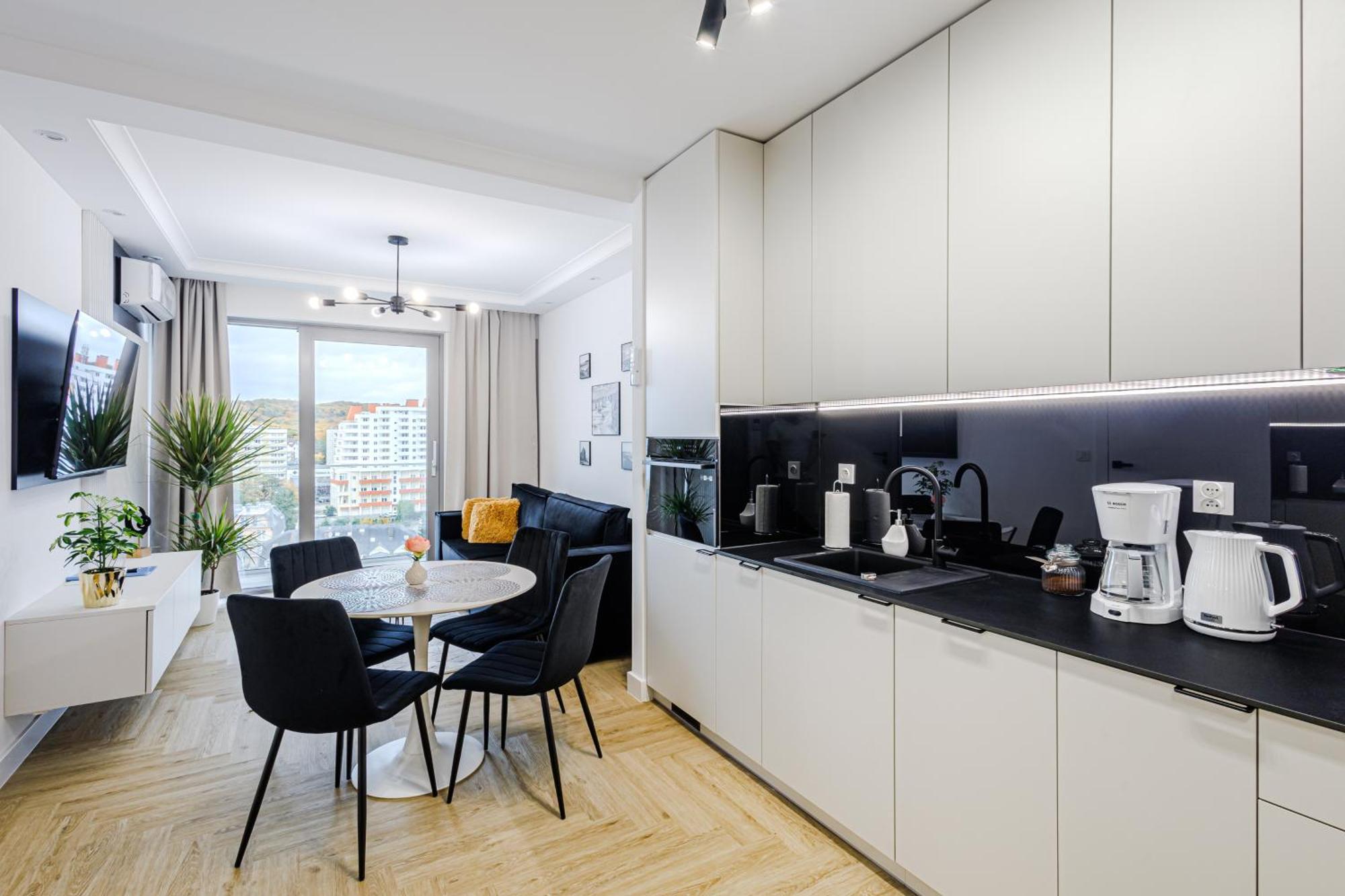 Balticus Apartamenty Deluxe Promenada Gwiazd 14 Мендзиздрое Стая снимка